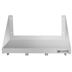 Półka ścienna na pojemniki 3x GN 1/6 – 600x300 mm – wraz z szynami