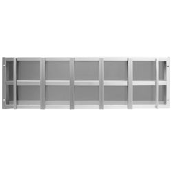 Półka ścienna na pojemniki 4x GN 1/6 – 800x300 mm – wraz z szynami