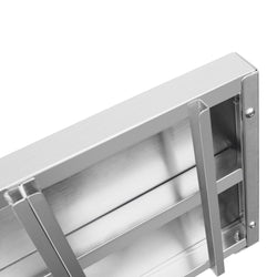 Półka ścienna – do pojemników 6x GN 1/6 – 1200x300 mm – wraz z szynami