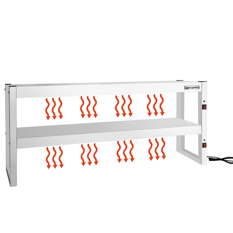 Mostek grzewczy na podczerwień - 1800x300mm - 1,8kW - 2 podgrzewane poziomy