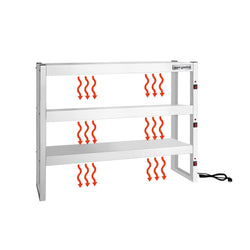 Mostek grzewczy na podczerwień - 1200x300mm - 1,62kW - 3 podgrzewane poziomy