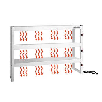 Mostek grzewczy na podczerwień - 1500x300mm - 2,16kW - 3 podgrzewane poziomy