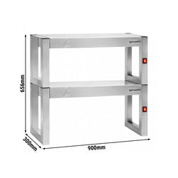 Mostek grzewczy na podczerwień – 900 x 300 mm – z 2 podgrzewanymi poziomami