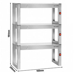 Mostek grzewczy na podczerwień – 900 x 300 mm – z 3 podgrzewanymi poziomami
