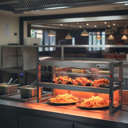 Mostek grzewczy na podczerwień - 1200x300mm - 1,08kW - 2 podgrzewane poziomy