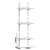 Półka naścienna ECO – 1000 x 400 mm – z 3 poziomami