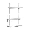 Półka naścienna ECO – 1200 x 300 mm – z 2 poziomami
