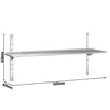 Półka ścienna PREMIUM - 1600x400mm - z 1 poziomami