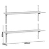Półka naścienna ECO – 1800 x 400 mm – z 2 poziomami