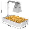 Commercial Food & Chip Warmer - with Infrared Heat Lamp - 400x285mm - 290W - for GN 1/2
