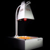 Commercial Food & Chip Warmer - with Infrared Heat Lamp - 400x285mm - 290W - for GN 1/2