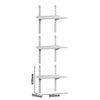 Półka naścienna ECO – 800 x 300 mm – z 3 poziomami