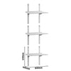 Półka naścienna ECO – 800 x 400 mm – z 3 poziomami