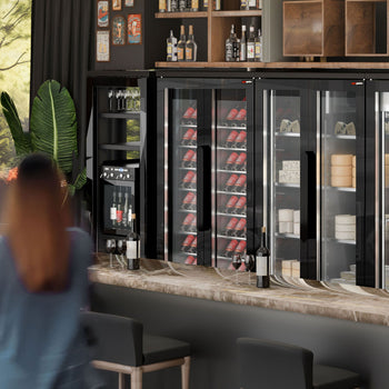 Dozownik wina - 1 strefa klimatyczna - chłodzony - na 4 butelki wina - Prime Gastro