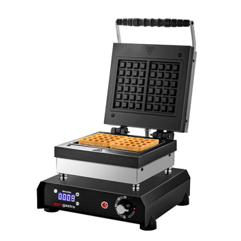 Gofrownica cyfrowa - 1,2 kW - Forma: Gofry brukselskie - Prime Gastro