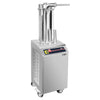 Hydraulic Sausage Filler - Vertical - 15L - 750W - Stainless Steel - incl. foot control & 3 sausage-filler nozzles