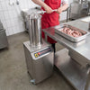 Nadziewarka do kiełbas – hydrauliczna – stal nierdzewna – 26 L – 1,1 kW – z 3 lejkami