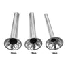 Hydraulic Sausage Filler - Vertical - 15L - 750W - Stainless Steel - incl. foot control & 3 sausage-filler nozzles