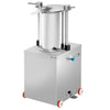 Nadziewarka do kiełbas – hydrauliczna – stal nierdzewna – 50 L – 560 W – z 4 lejkami