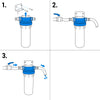 Commercial Water Filter System / Descaler - for Ice Machines - 60,000L