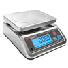 Digital Kitchen Scale / Trade Approved Scale - Capacity: 6kg - Graduation: 2g - Platform: 190x230mm - IP67 Waterproof