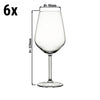 (6 szt.) Kieliszek do wina ALLEGRA – 490 ml