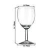 (6 pcs) Wine glass - Gilde - 200 ml - Clear