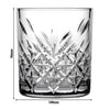(24 szt.) Szklanka niska do whisky - Pasabahce, Timeless - 345ml - do zmywarki - zestaw 24 szt.