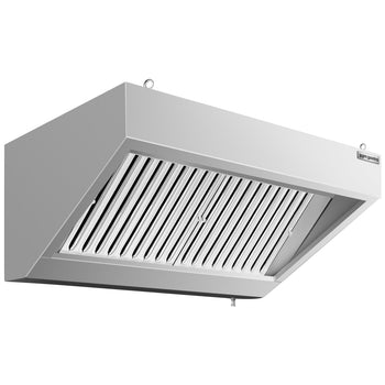 Okap ścienny - 1,0 m - z filtrem i lampą - Prime Gastro