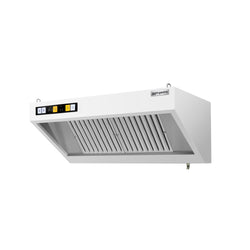 Okap ścienny z silnikiem – 1200 mm – regulator, filtr i oświetlenie