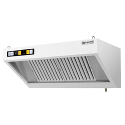 Okap ścienny z silnikiem – 1200 mm – regulator, filtr i oświetlenie