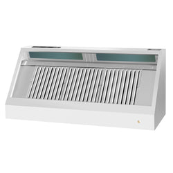 Okap ścienny z silnikiem – 1400 mm – regulator, filtr i oświetlenie