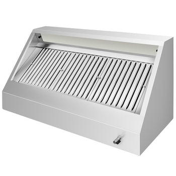 Okap ścienny - 1,4 m - z filtrem i lampą - Prime Gastro