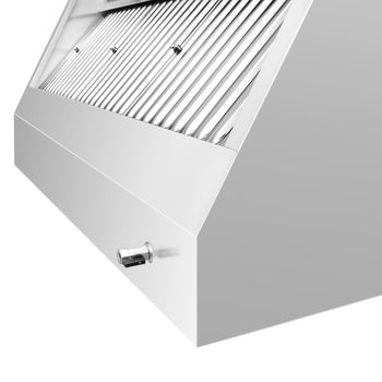 Okap ścienny - 1,4 m - z filtrem i lampą - Prime Gastro