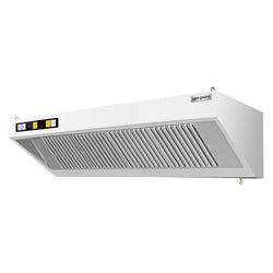 Okap ścienny z silnikiem – 2000 mm – regulator, filtr i oświetlenie