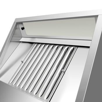 Okap ścienny 0,8 m - z filtrem i lampy - Prime Gastro