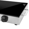 Płyta grzewcza bufetowa - ze stali nierdzewnej - ze szklaną płytą - 565mm - 260W