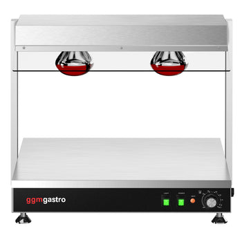 Płyta grzewcza - 1 kW - z 2 lampami grzewczymi - Prime Gastro