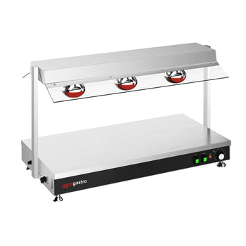 Płyta grzewcza - 1,5 kW - z 3 lampami grzewczymi - Prime Gastro