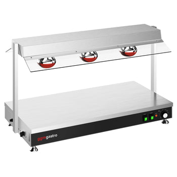 Płyta grzewcza - 1,5 kW - z 3 lampami grzewczymi - Prime Gastro