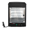 Commercial Heated Display Cabinet - 355mm - 800W - with 3 shelves - Black