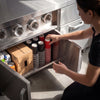 Base Cabinet for Beverage Dispenser with Cup Holders & Ice Compartment - 1200mm
