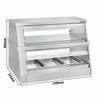 Witryna grzewcza – 1200 mm – 3,5 kW – na 3 pojemniki GN 1/1 – 2 półki – z oddzielnym sterowaniem