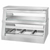 Witryna grzewcza – 1200 mm – 3,5 kW – na 3 pojemniki GN 1/1 – 2 półki – z oddzielnym sterowaniem