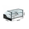 Witryna grzewcza PREMIUM ze stali nierdzewnej - 1004mm - 400W - 1 półka - 3 x GN 1/1 - z oświetleniem LED