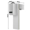 Commercial Stainless Steel Wall Mounted Monoblock Freezer Room Unit - Monoblock - max. for 7.5 m³ - 650W