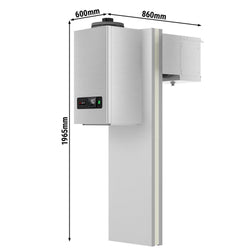 Commercial Stainless Steel Wall Mounted Monoblock Freezer Room Unit - Monoblock - max. for 7.5 m³ - 650W