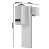 Commercial Stainless Steel Wall Mounted Monoblock Freezer Room Unit - Monoblock - max. for 7.5 m³ - 650W