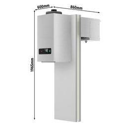 Commercial Stainless Steel Wall Mounted Monoblock Freezer Room Unit - Monoblock - max. for 7.5 m³ - 650W