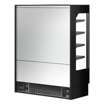 Naścienna szafa chłodnicza z izolowanymi drzwiami na zawiasach - 1585 mm - 693 l - z oświetleniem LED i 4 półkami - Prime Gastro